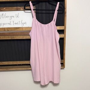SHEIN Pink Sleeveless Romper